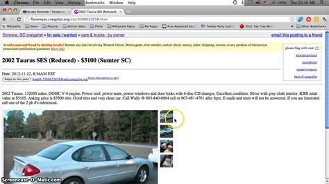 craigslist of florence sc